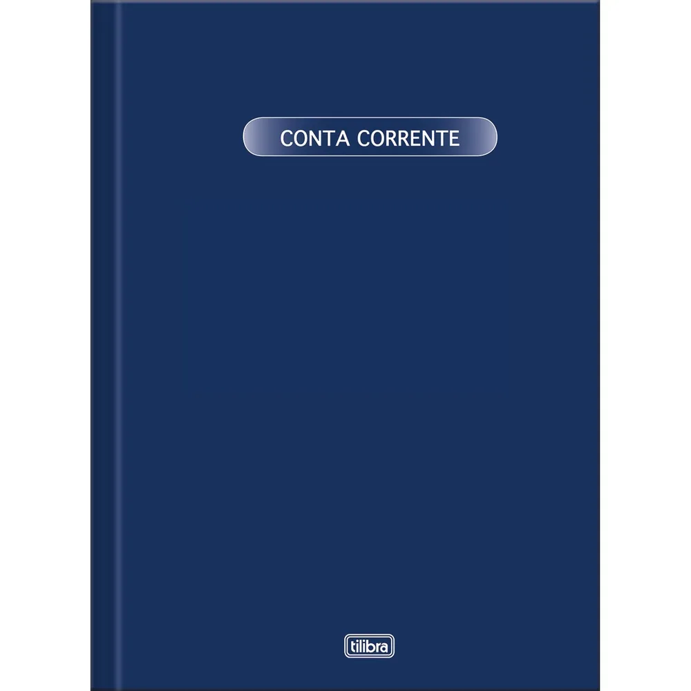 Livro de Conta Corrente CD Pequeno (50 folhas)