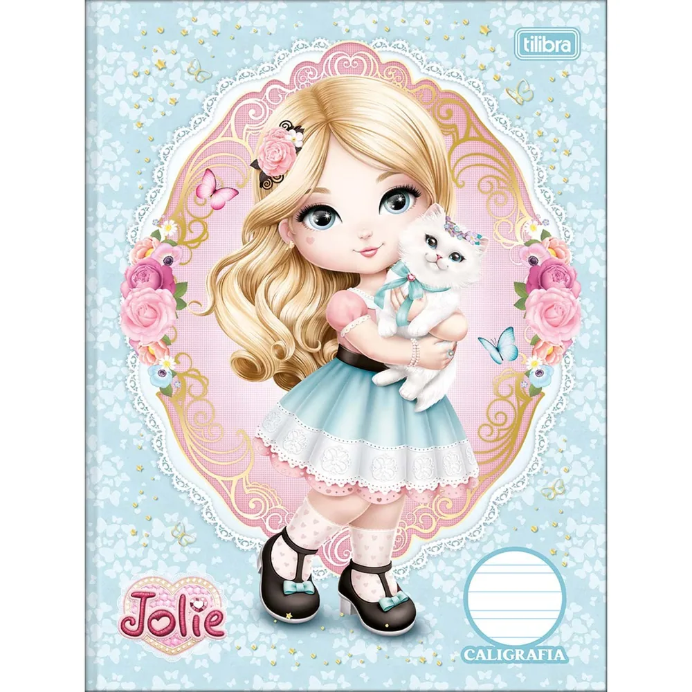 Caderno Pedagógico Capa Dura Caligrafia Jolie 40 fls