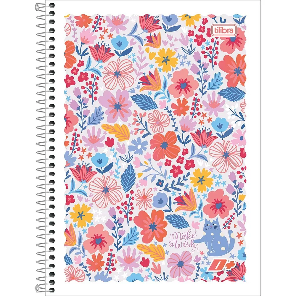 Caderno Universitário Capa Flexível 1 Matéria D+ Feminino 96 fls