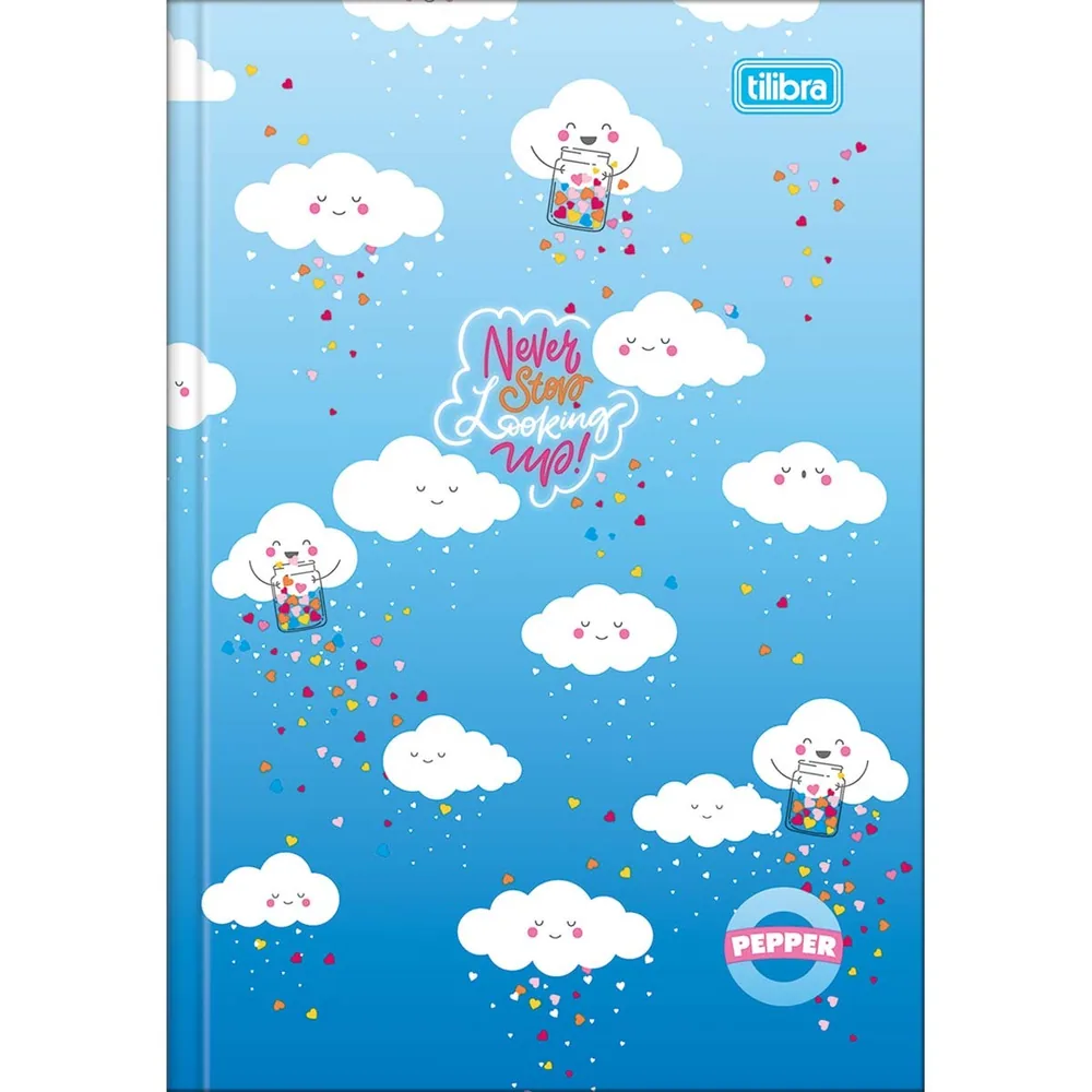 Caderno Brochura Capa Dura 1/4 Pepper 80 fls