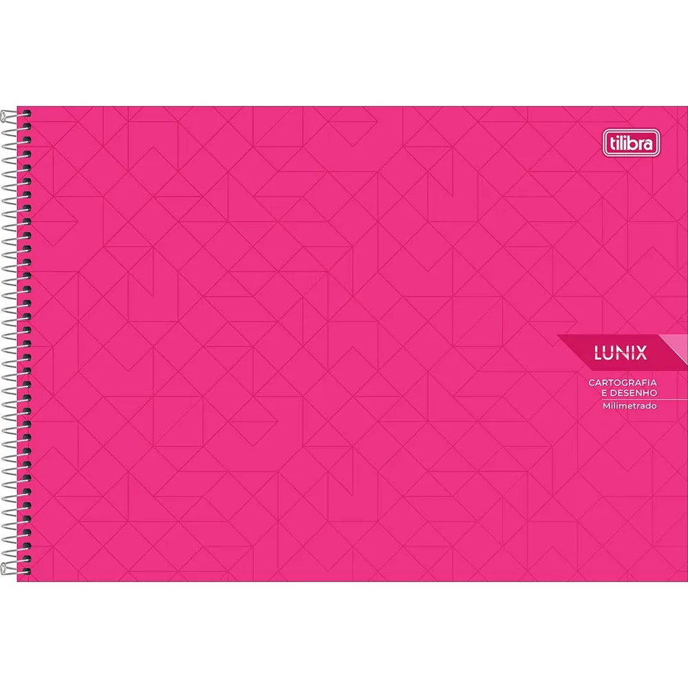 Caderno Cartografia e Desenho Capa Dura (MM) Lunix 60 fls