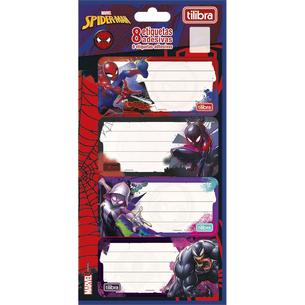 Etiqueta Adesiva Spider-Man