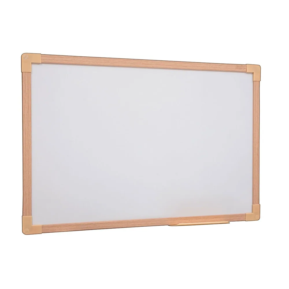 Quadro Branco U.V. Moldura de Madeira 120x90cm