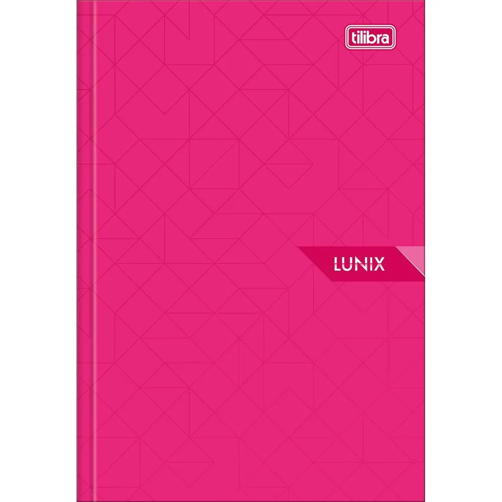 Caderno Brochura Capa Dura 1/4 Lunix 80 fls