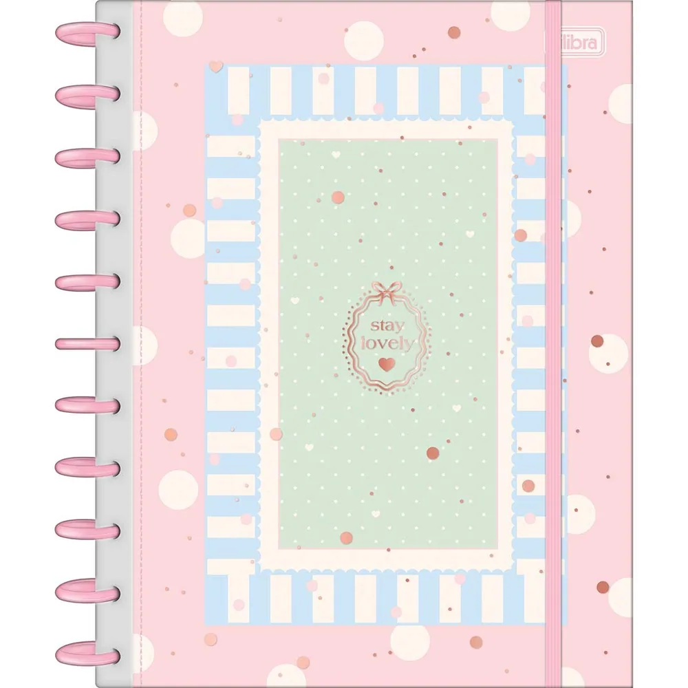Caderno Universitário Capa Dura Tilidisco 10 Matérias Soho 160 fls
