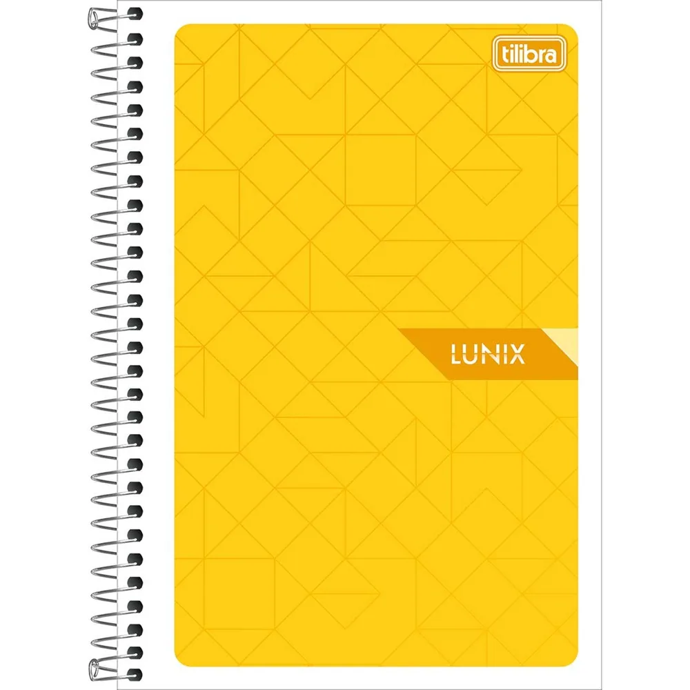 Caderno 1/4 Capa Flexível Lunix 48 fls