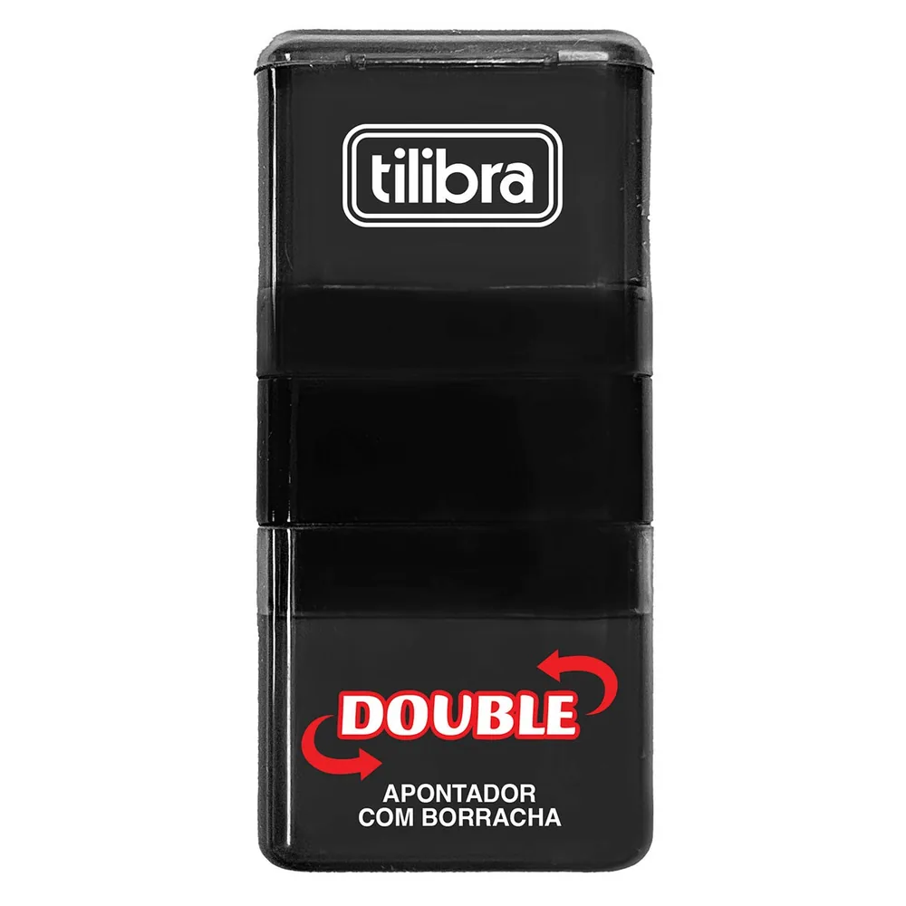 Apontador 1 Furo com Depósito e com Borracha Double