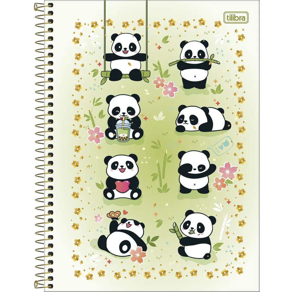 Caderno Universitário Capa Dura 1 Matéria Lovely Friend 80 fls