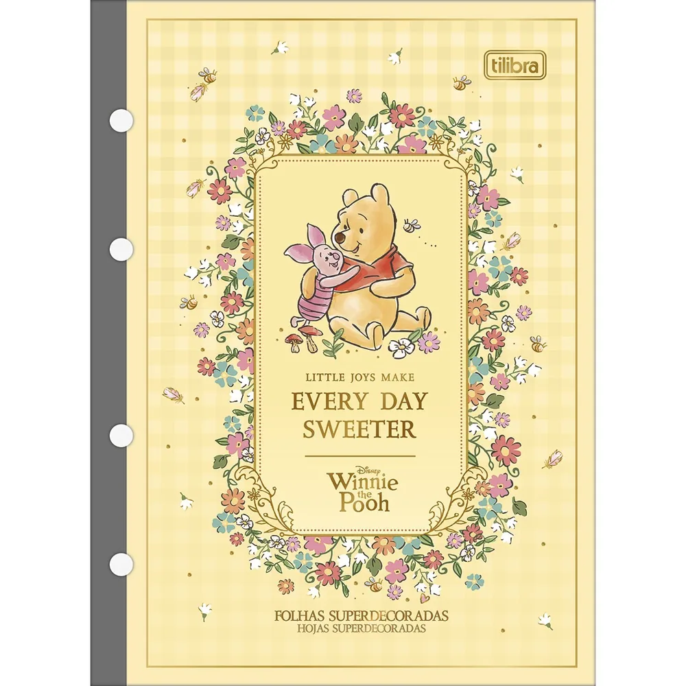 Caderno Tiliflex Colegial Pooh 80 fls