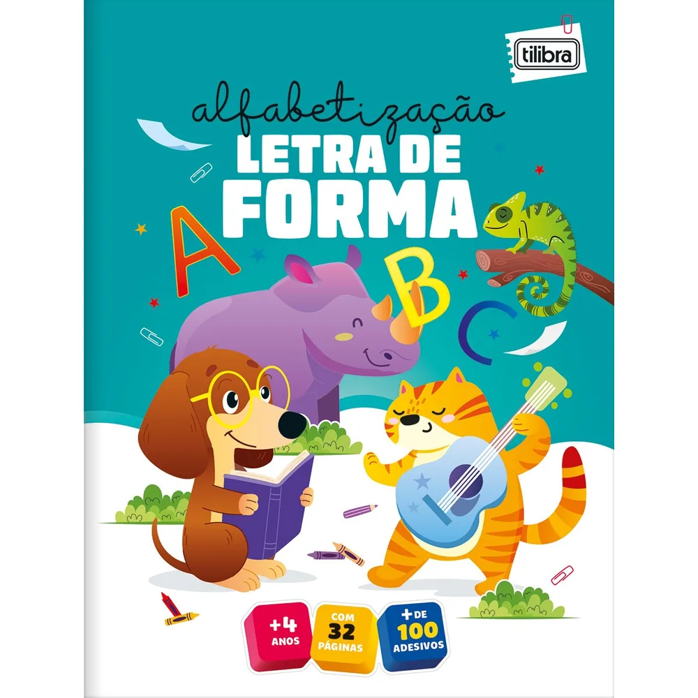 Cartilha de Atividades Alfabetização Letra de Forma