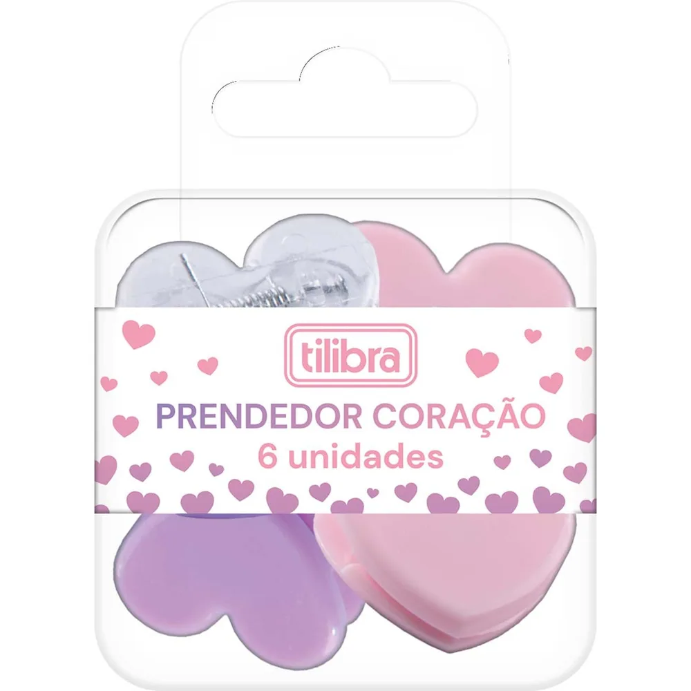 Prendedor para Papel Coração