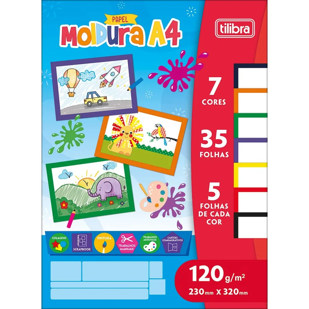 Álbum Colado Moldura A4