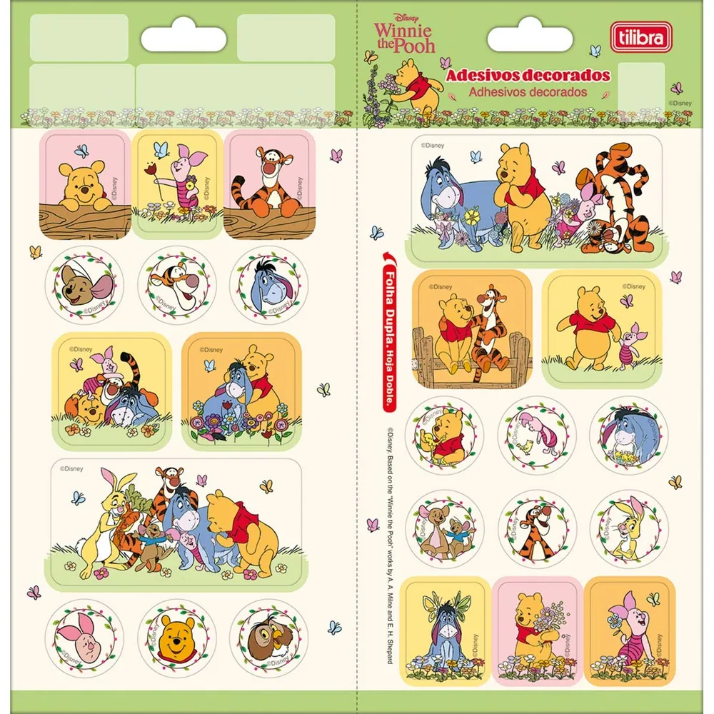 Adesivo Decorado Duplo Pooh