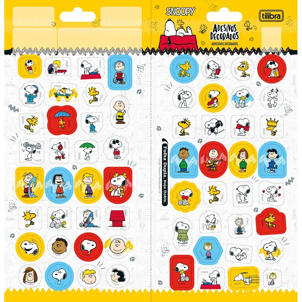 Adesivo Decorado Duplo Snoopy