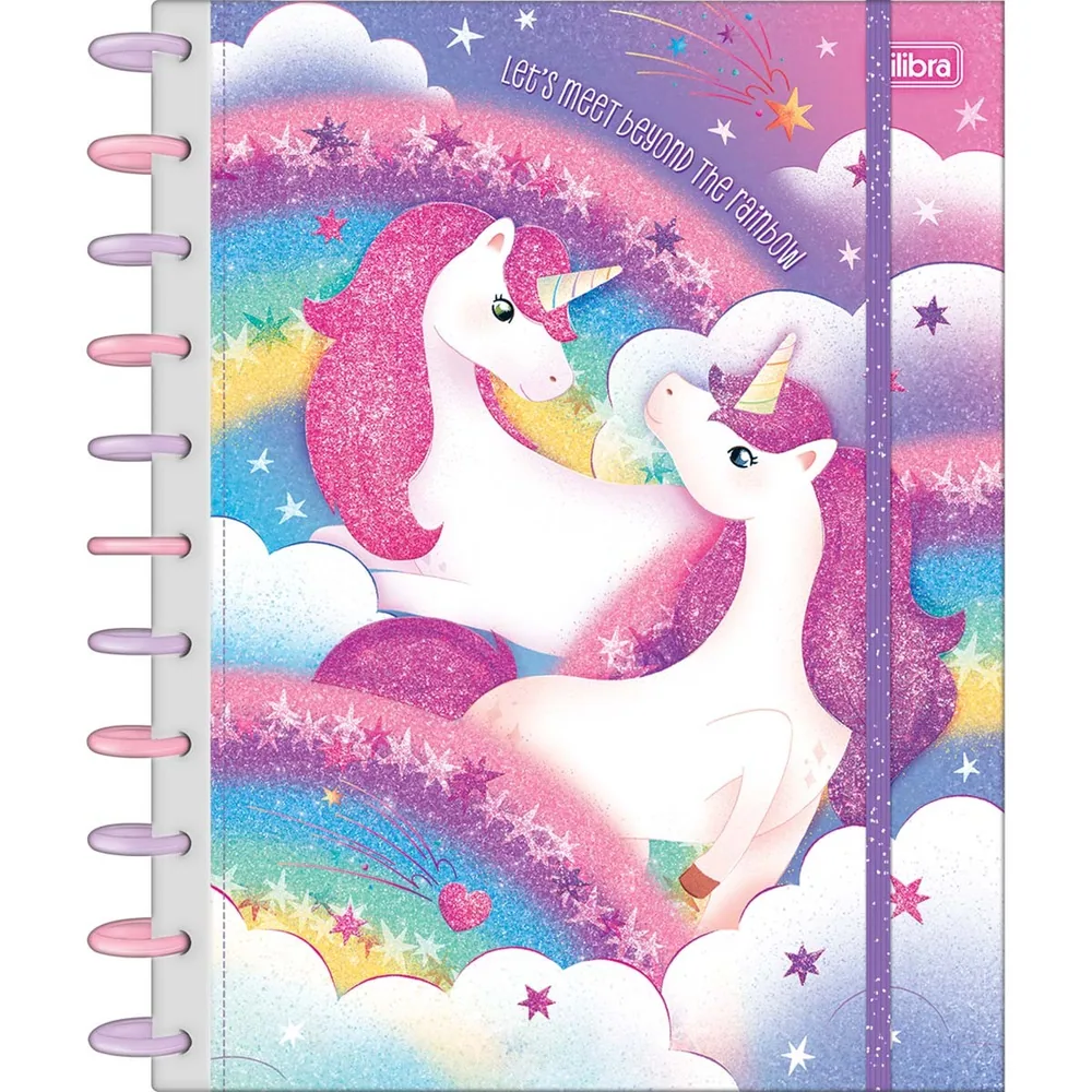 Caderno Universitário Capa Dura Tilidisco 1 Matéria Blink 80 fls