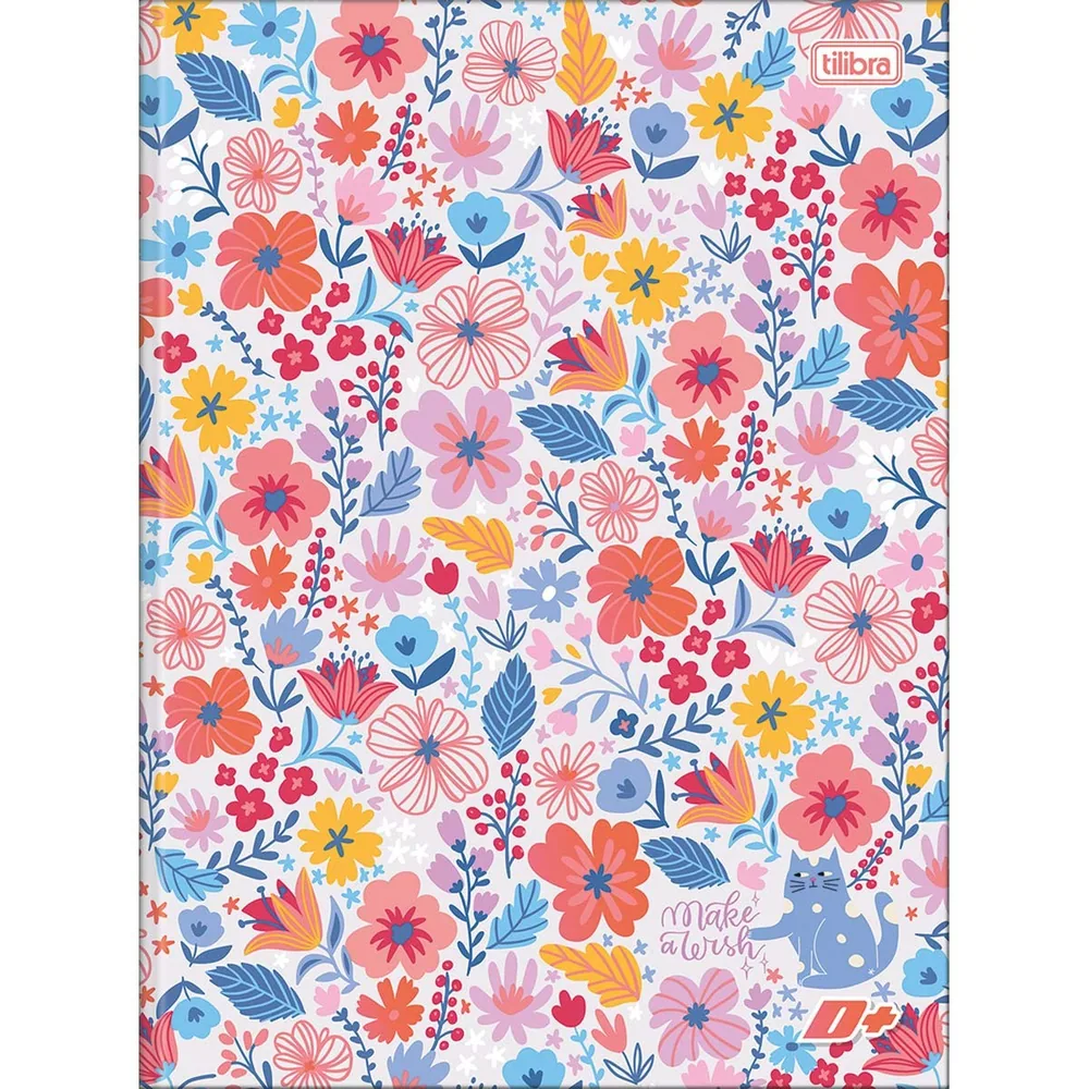 Caderno Brochura Capa Dura Universitário D+ Feminino 48 fls