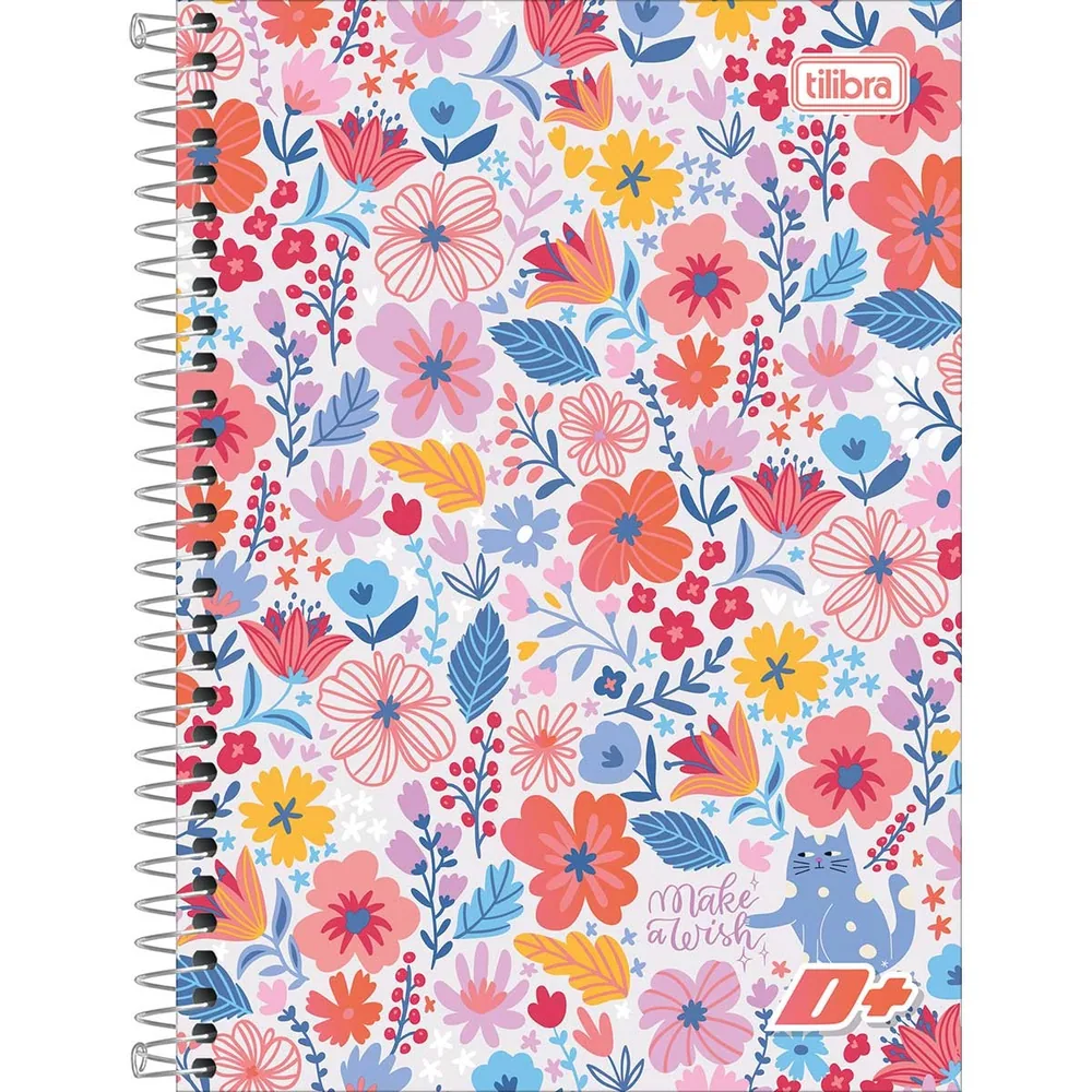 Caderno 1/4 Capa Dura D+ Feminino 96 fls