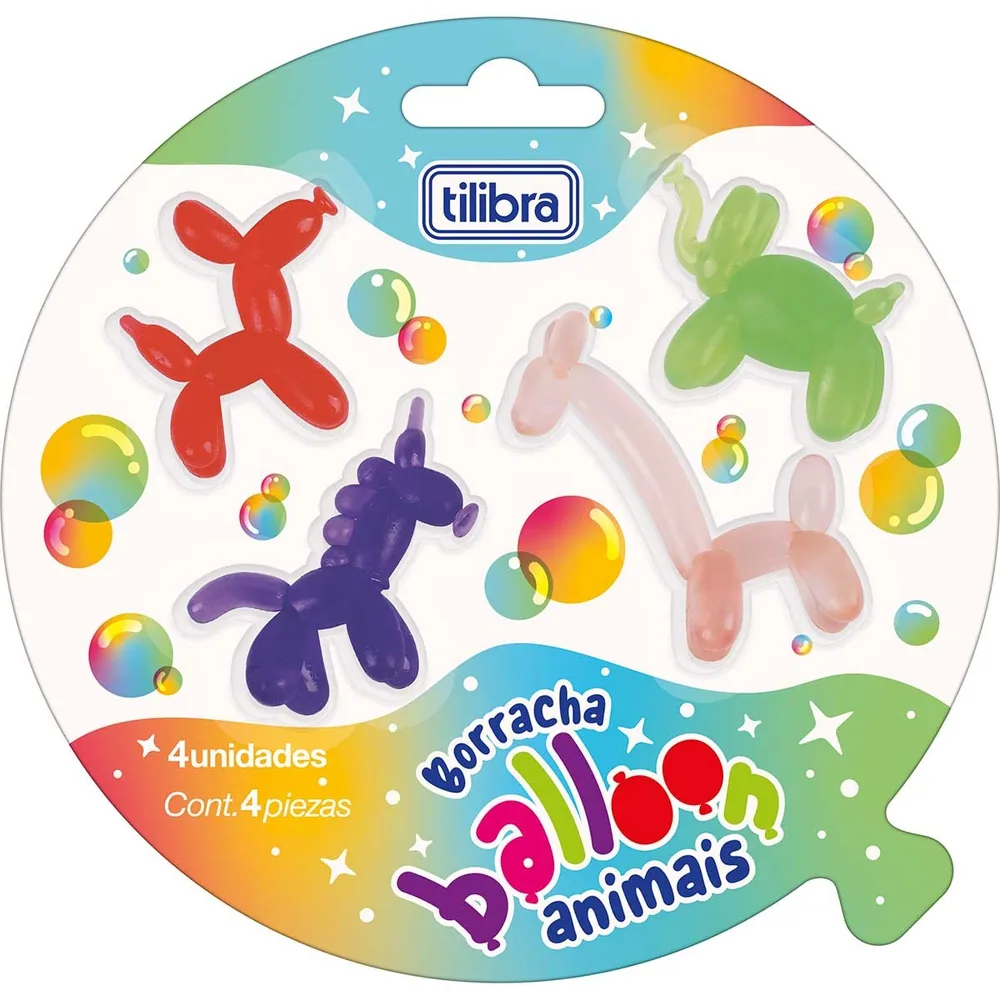 Borracha Balloon Animais