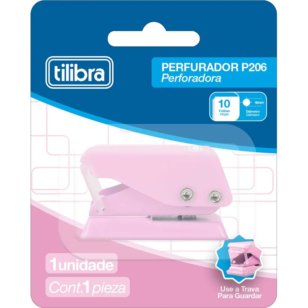 Perfurador 1 Furo 10 Folhas P206