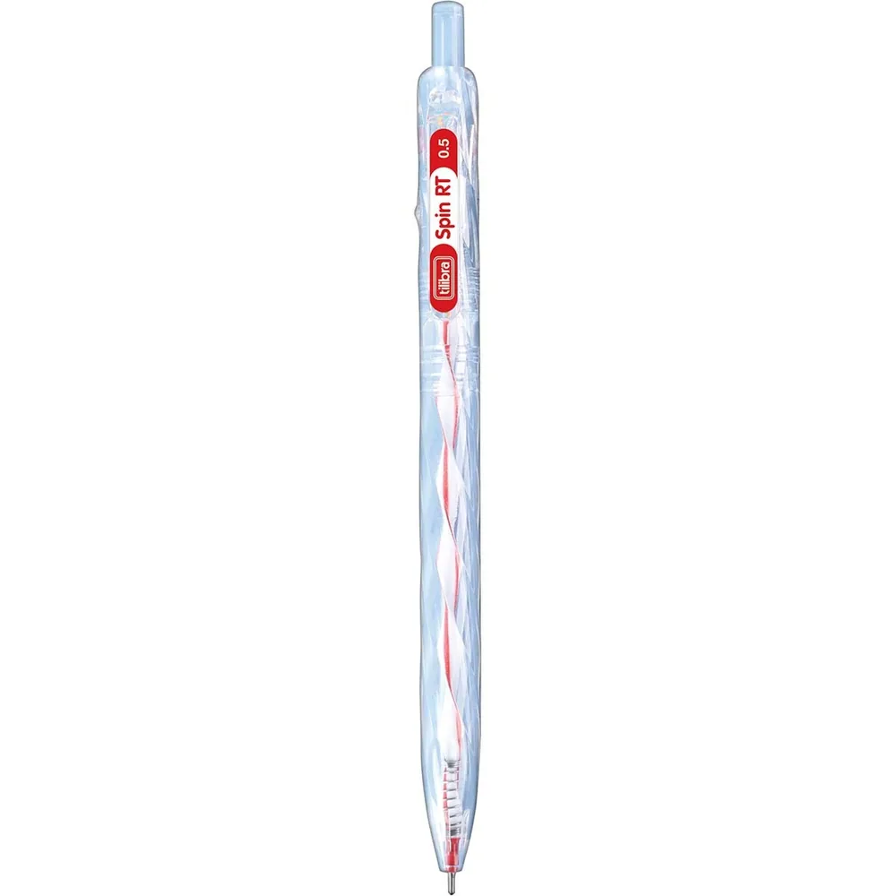 Caneta Esferográfica Retrátil Spin - 0.5mm Vermelho