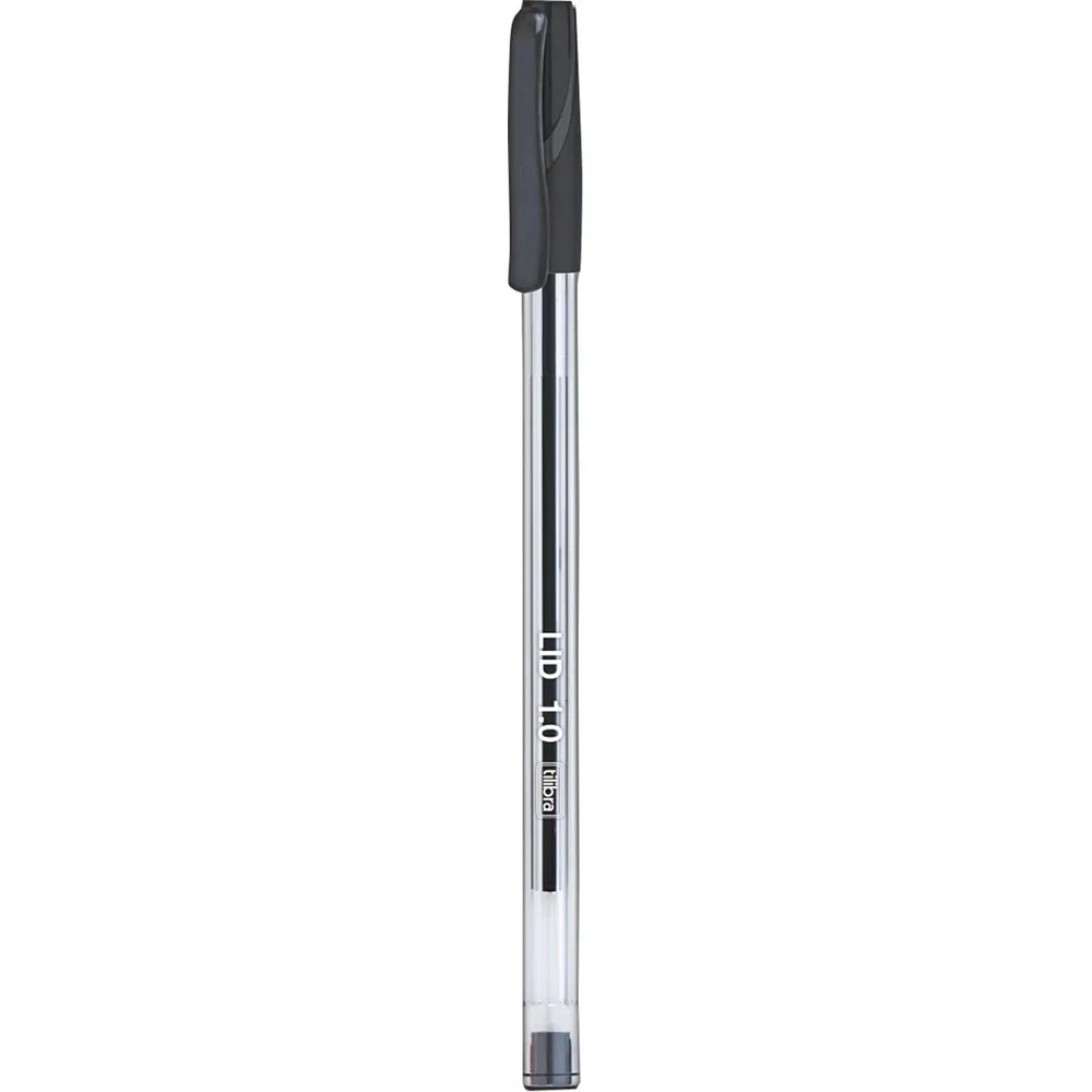 Caneta Esferográfica Lid - 1.0mm Preto (Display com 50)