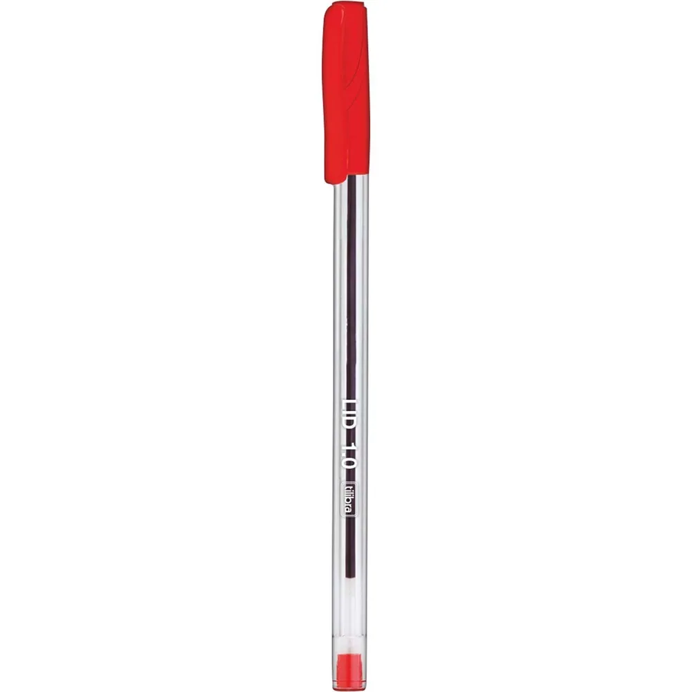 Caneta Esferográfica Lid - 1.0mm Vermelho