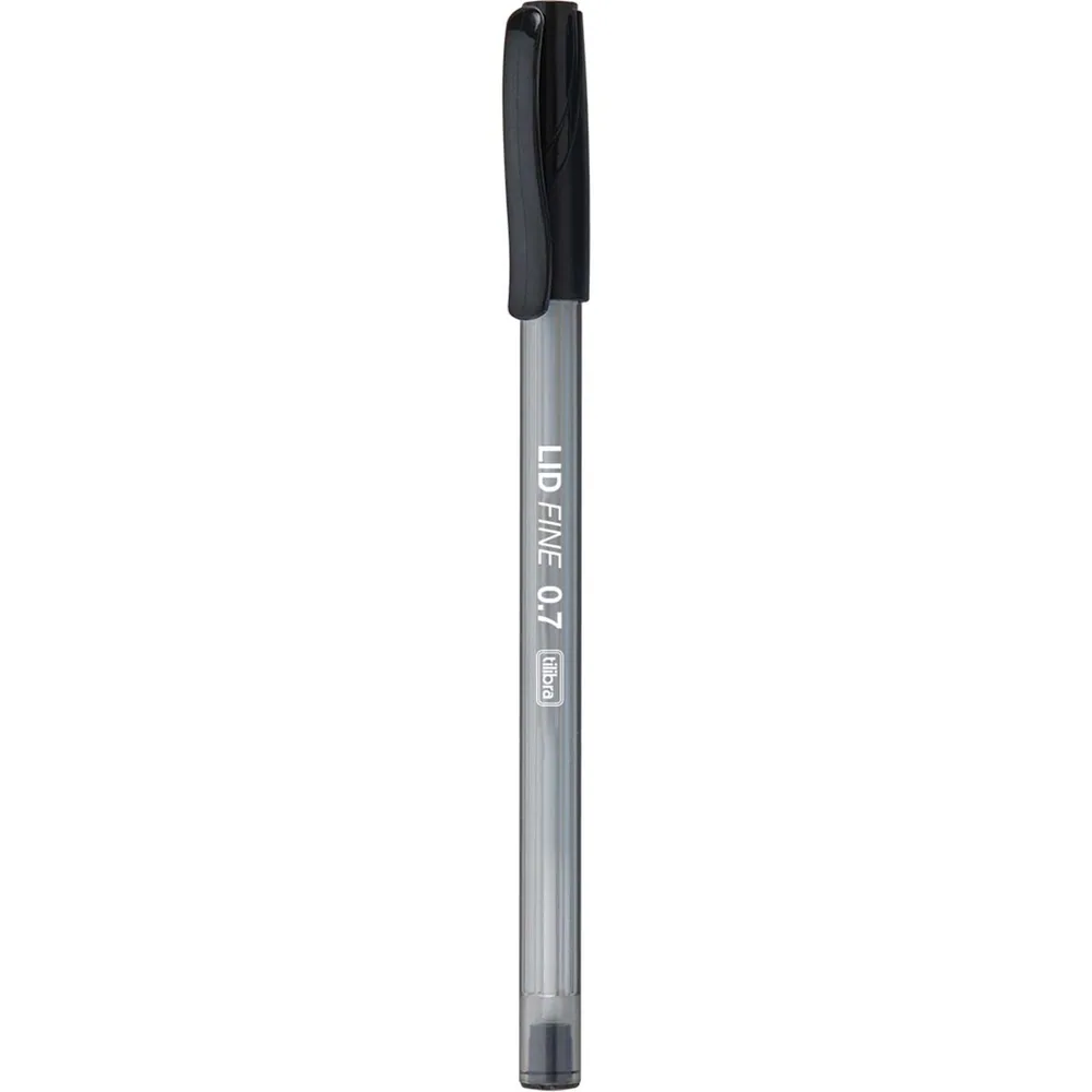 Caneta Esferográfica Lid Fine - 0.7mm Preto