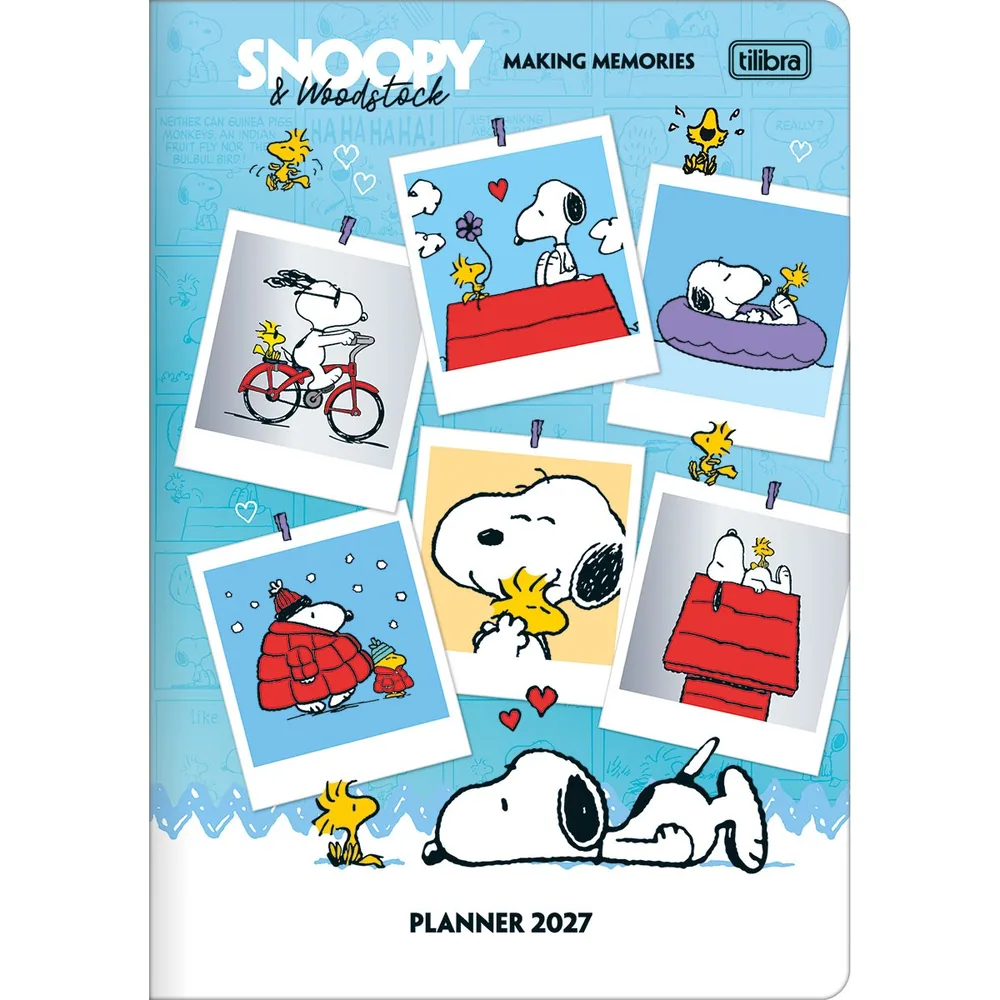 Planner Snoopy Grampeado M7
