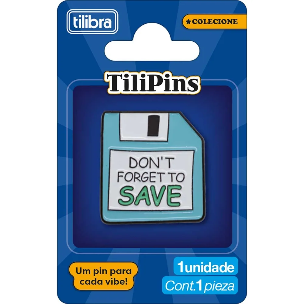 Pins de Metal TiliPins Don't Forget to Save