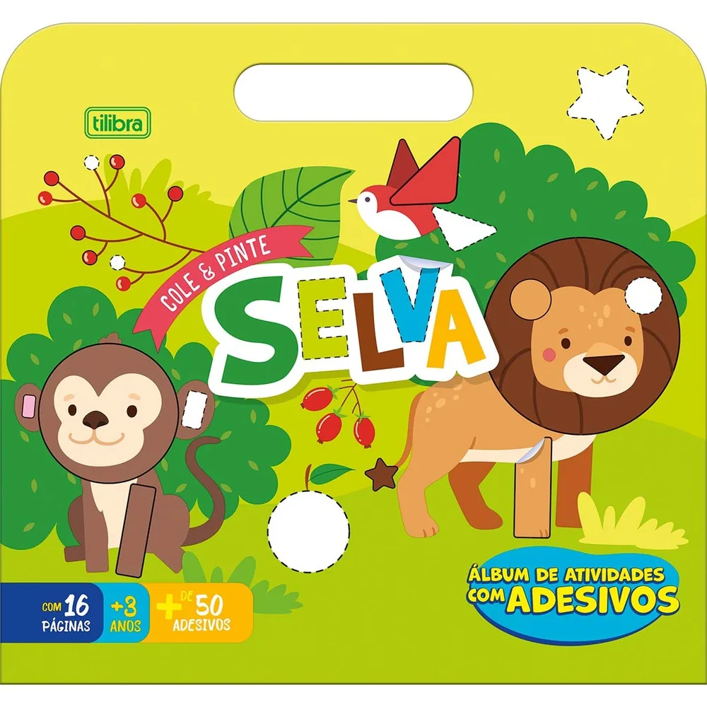 Álbum Atividades Maleta Cole & Pinte Selva