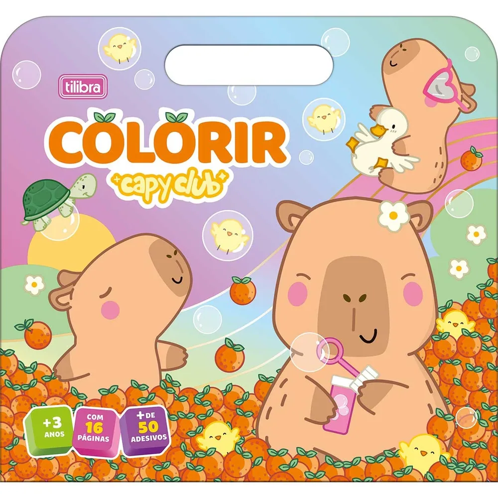Álbum Colorir Maleta Capyclub