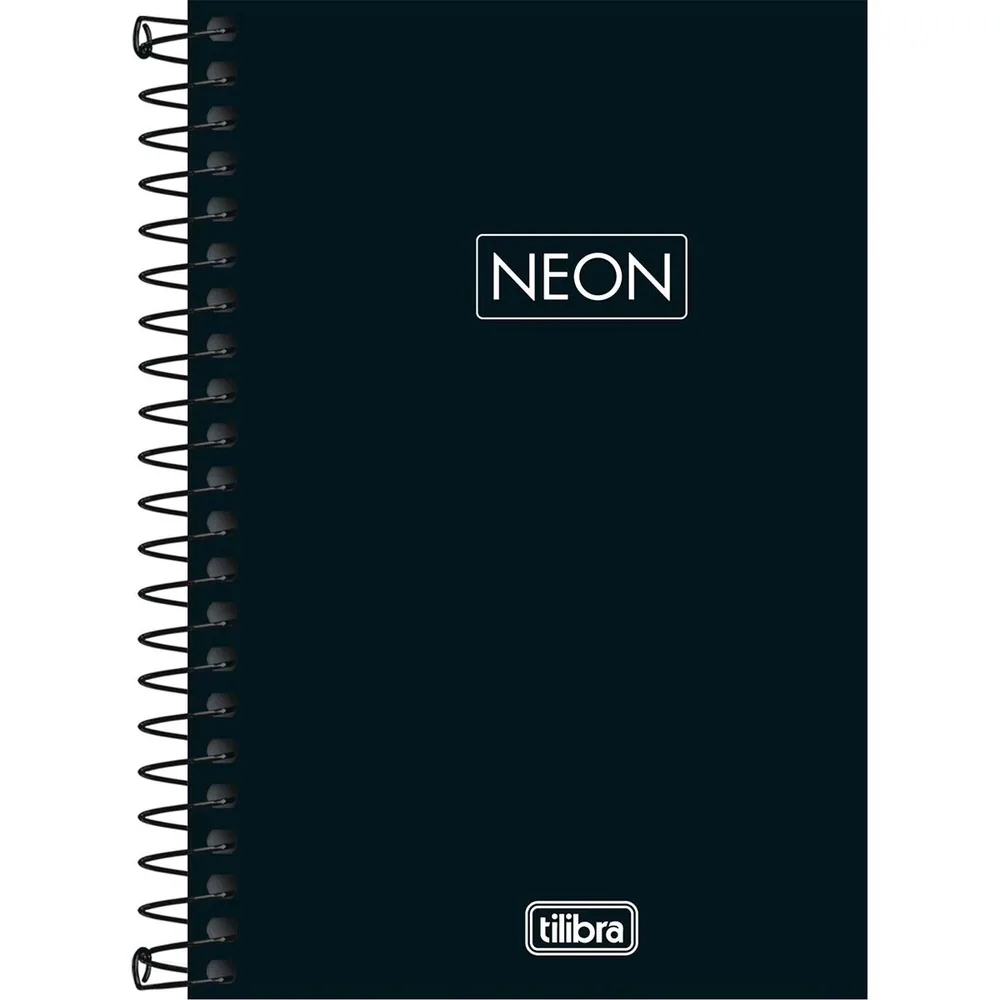 Caderneta 1/8 Capa PP Neon Masculino 80 fls