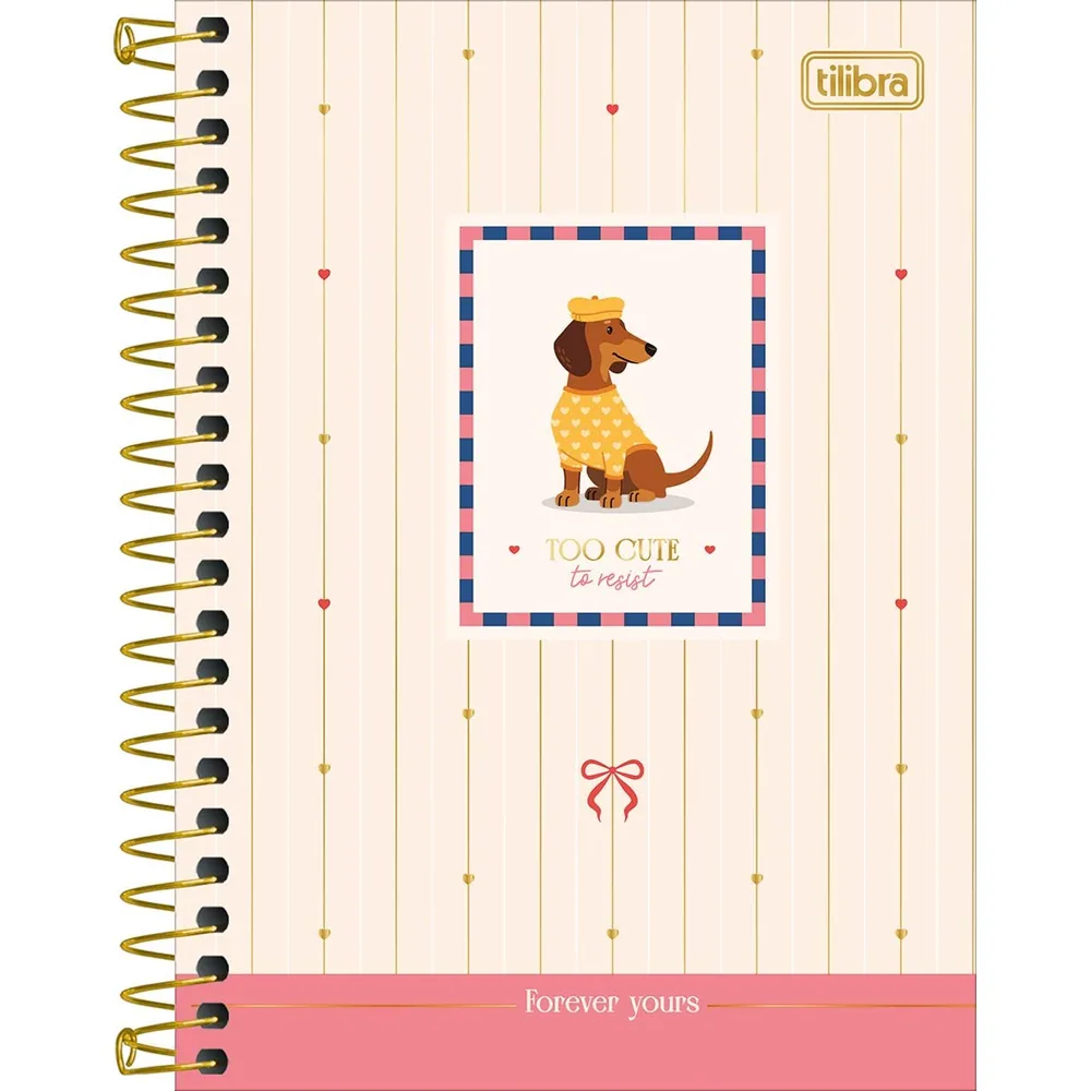 Caderneta 1/8 Capa Dura Brownie The Dog 80 fls