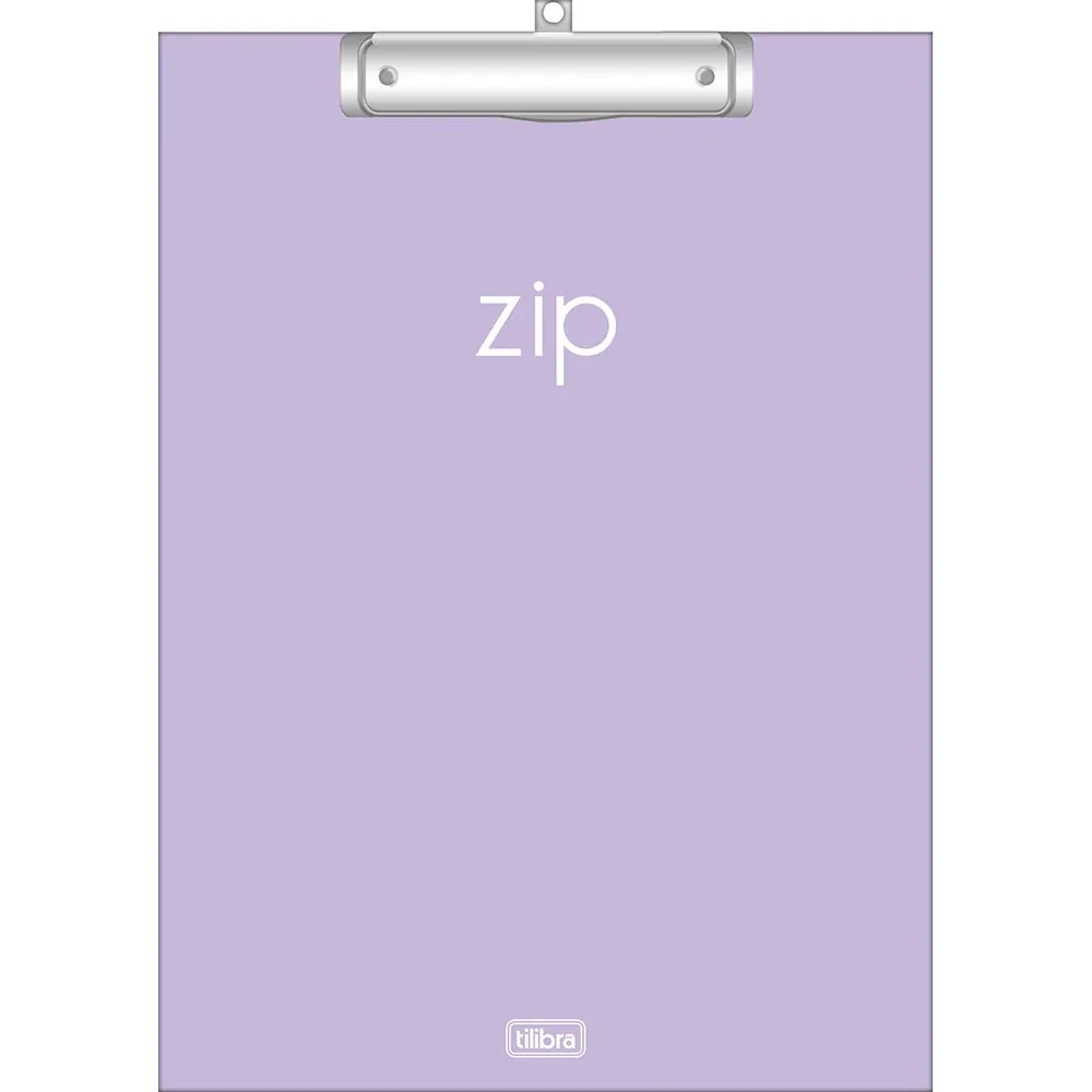 Prancheta Decorada Zip Roxo