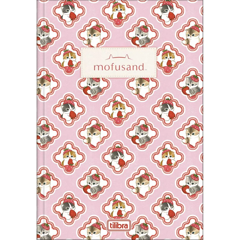 Caderno Brochura Capa Dura 1/4 Mofusand 80 fls