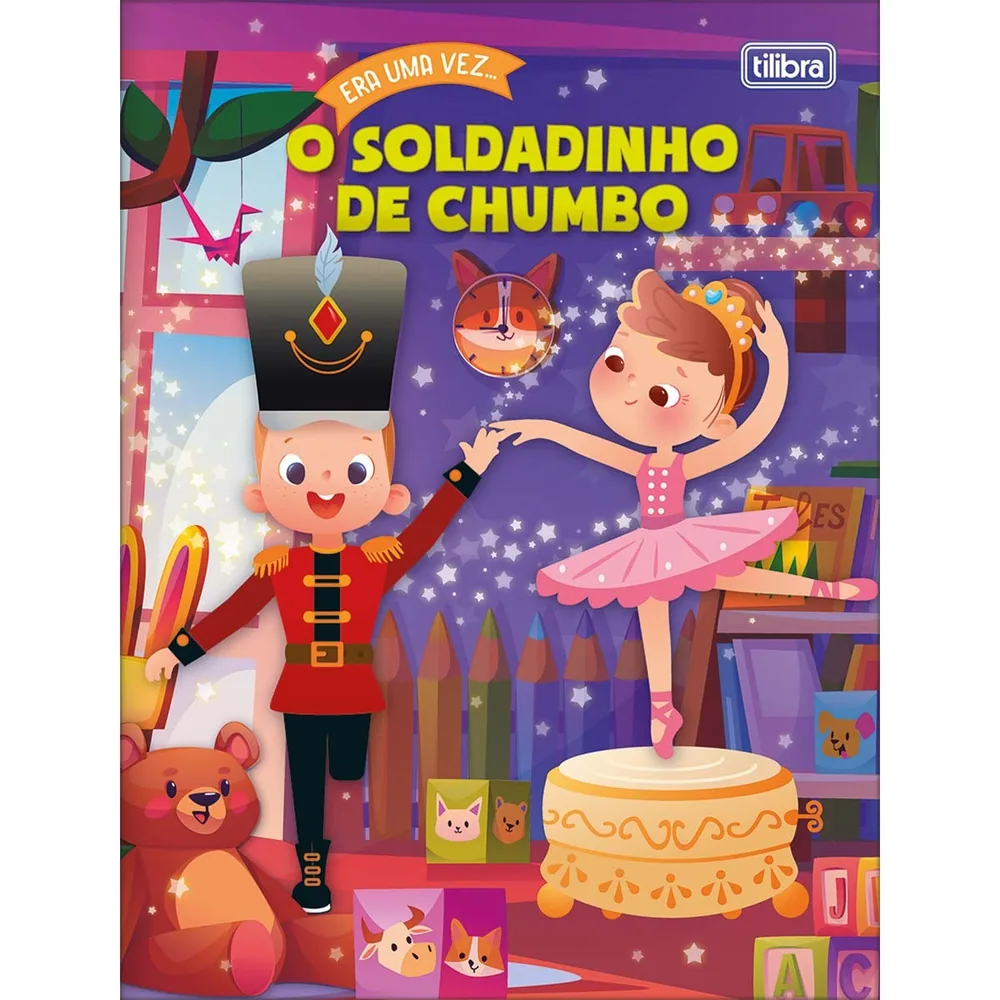 Livro de História Era Uma Soldadinho de Chumbo 8 Folhas