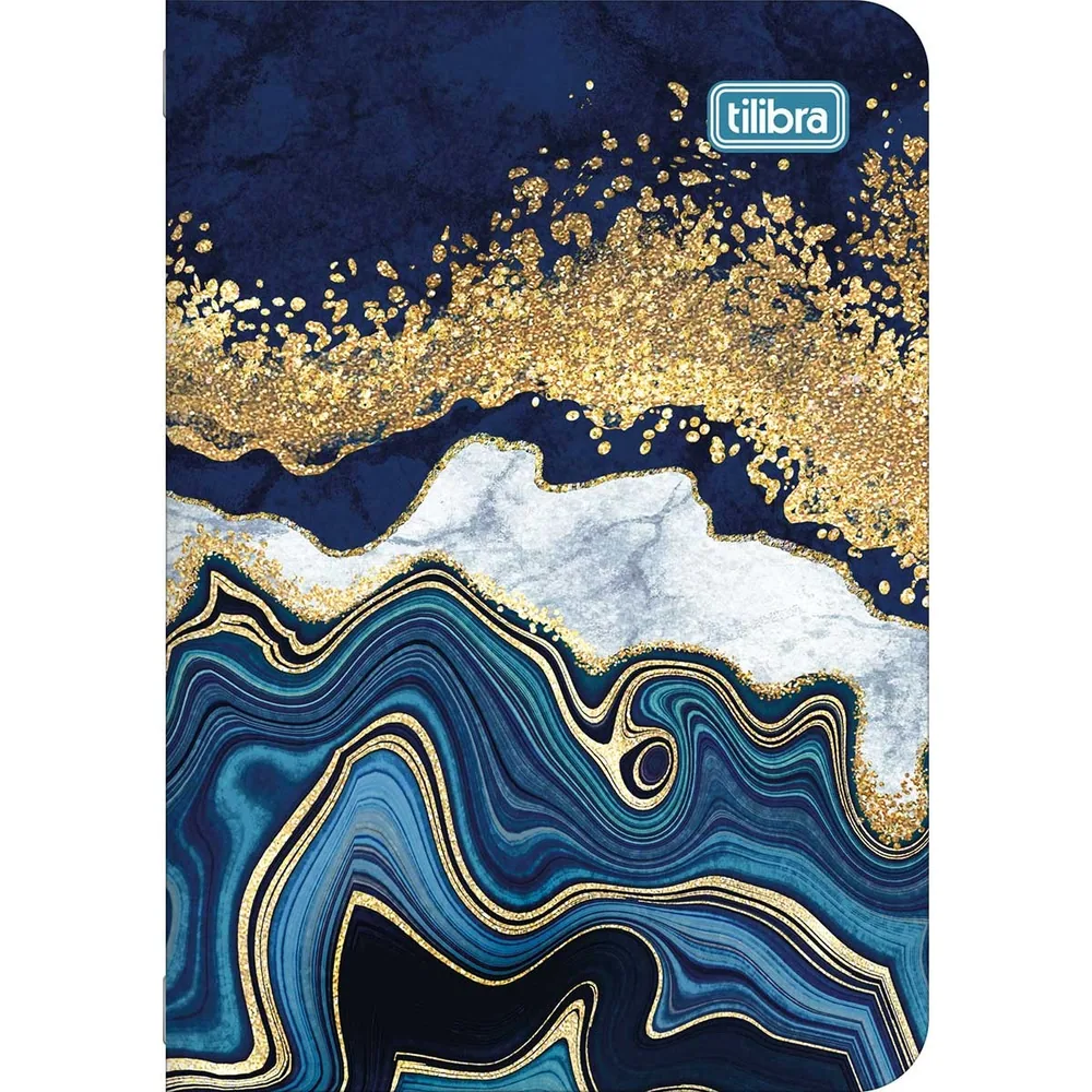 Caderneta Mini Capa Flexível Mármore Trend 32 fls