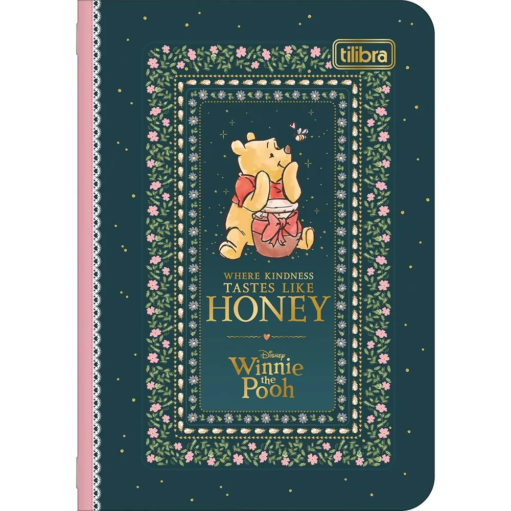Caderneta Mini Capa Flexível Pooh 32 fls