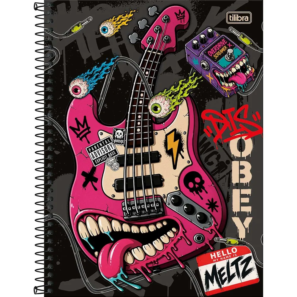 Caderno Universitário Capa Dura 1 Matéria Meltz 80 fls