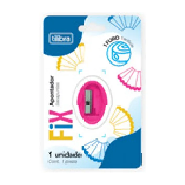Apontador 1 Furo sem Depósito Fix (Blister)