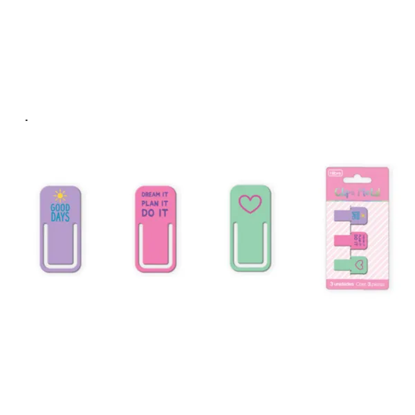 Clips Metal Decorado