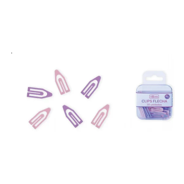 Clips Flecha - Rosa e Lilás