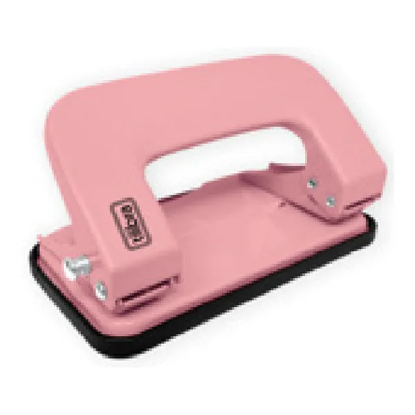 Perfurador 2 Furos 10 Folhas P200 Rosa-claro